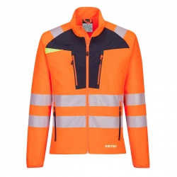 Portwest DX481 - DX4 Hi-Vis Lightweight Breathable  Zip Base Layer 210g